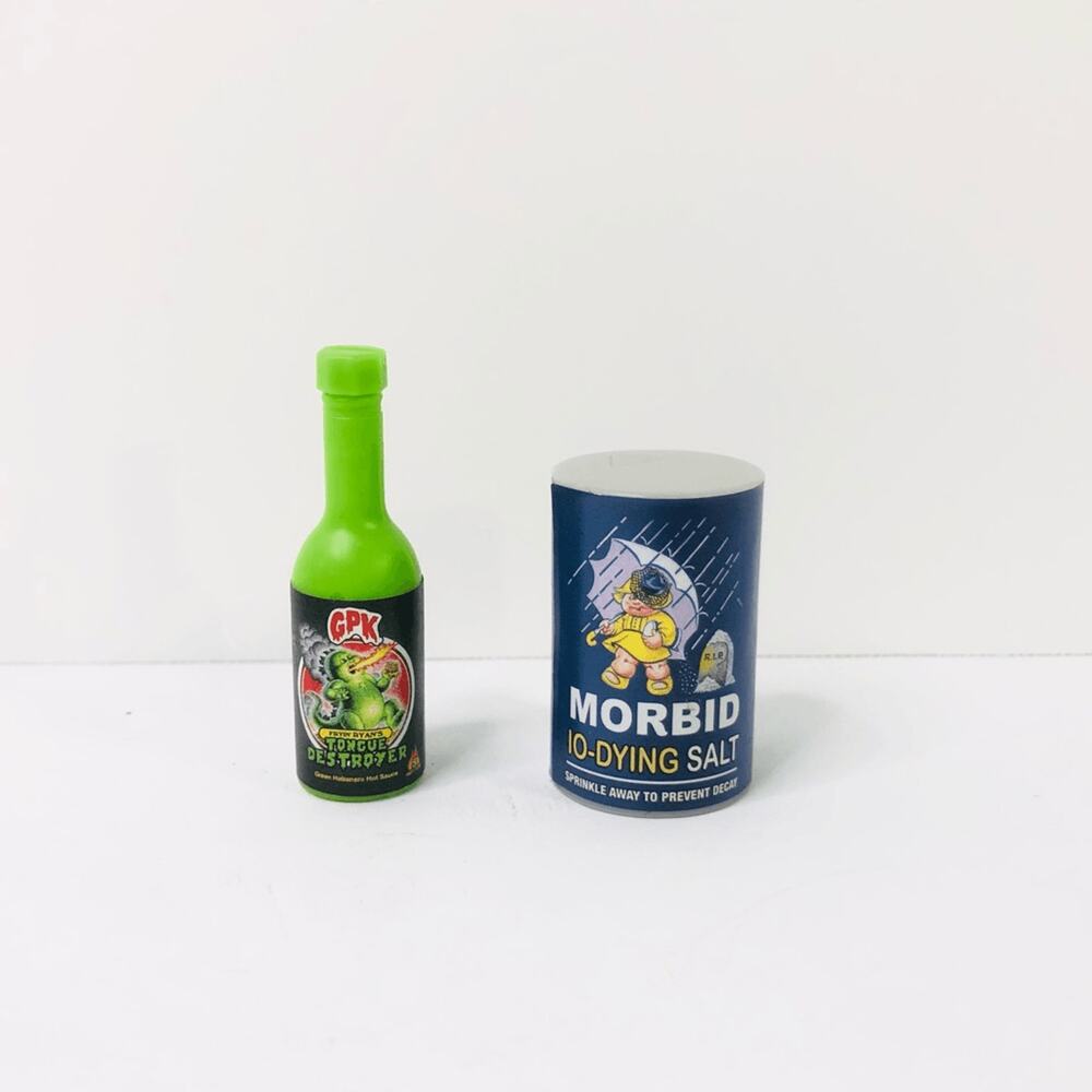 gpk super impulse garbage pail kids micro collection morbid and tongue destroyer